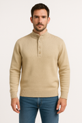 Lupetto Bottoni Beige