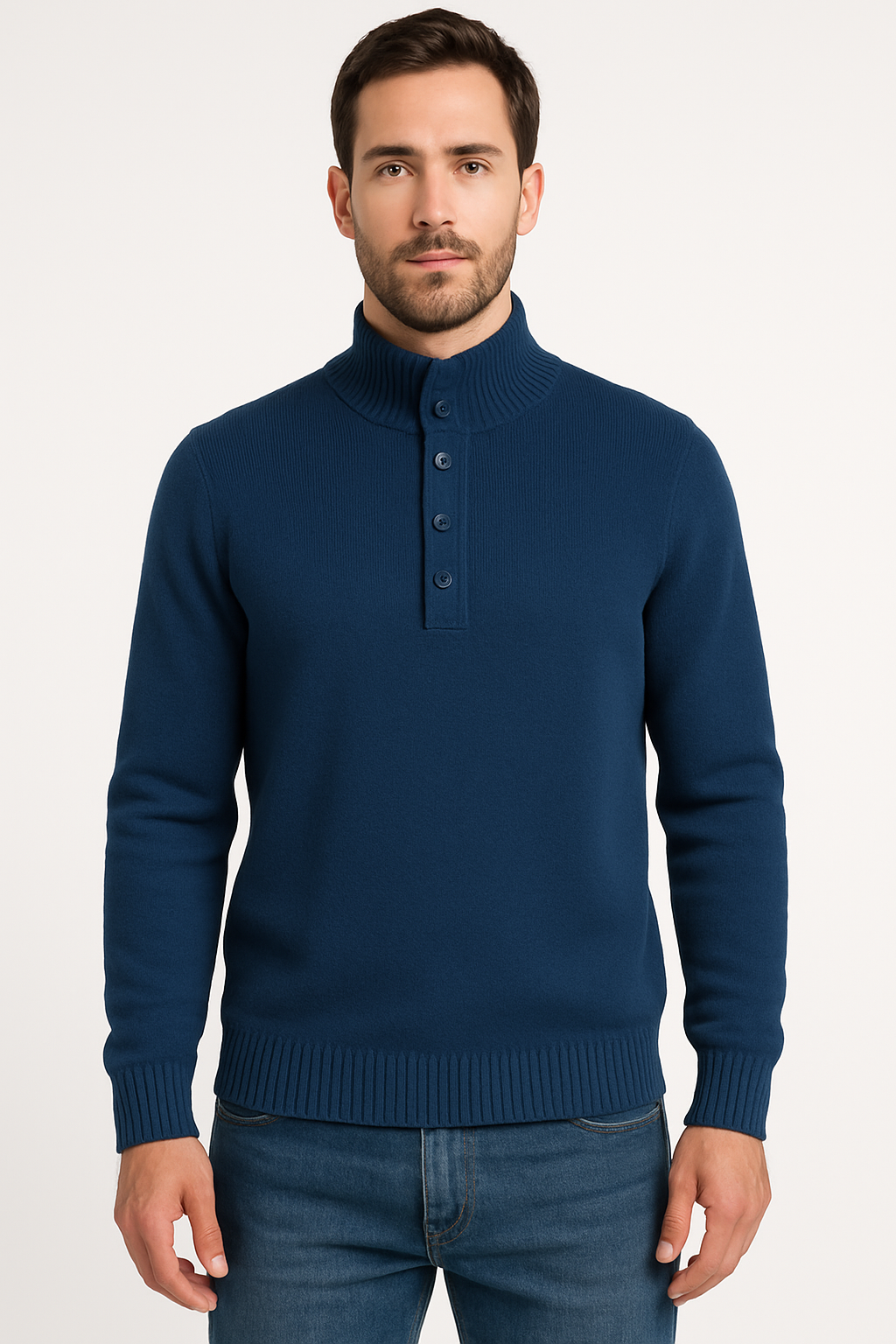 Lupetto Bottoni Blu