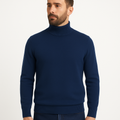 Maglione Lupo Cotone Blu