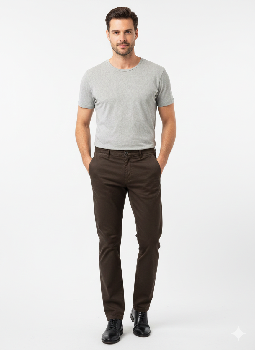 Pantalone Chinos Moro