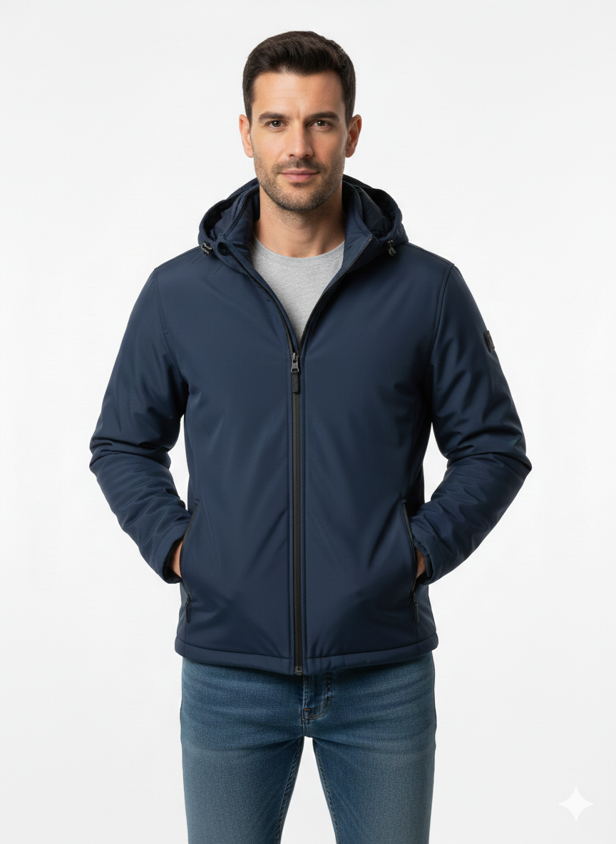 Parka softshell Blu
