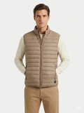 Piumino Smanicato Beige
